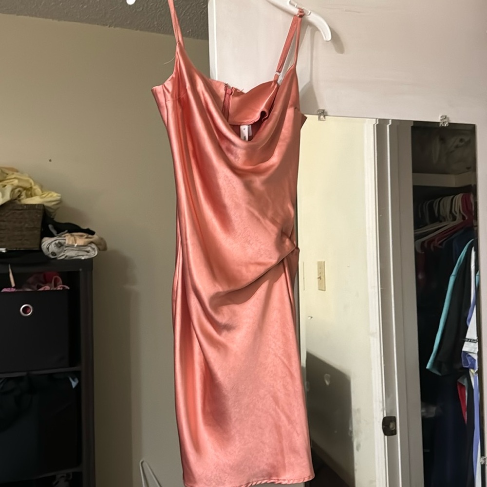 Dress satin worn once